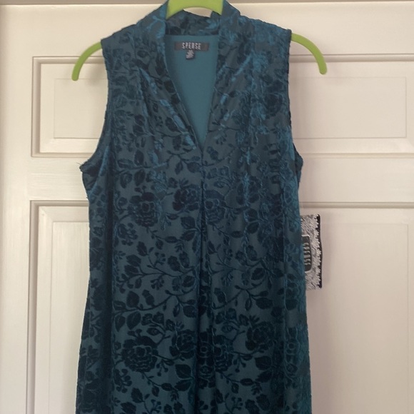 Velvet Green Dress Vivid Vine Dress Size 8 V Neck NEW WITH TAGS - Picture 5 of 7
